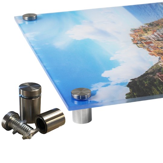 Stand Offs - Brushed Stainless Steel